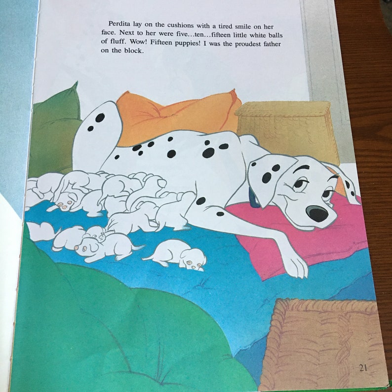 1989 Walt Disney One Hundred and One Dalmatians Hardback Book Pre-Owned image 3