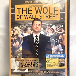 The Wolf of Wall Street DVD Lenardo Decaprio