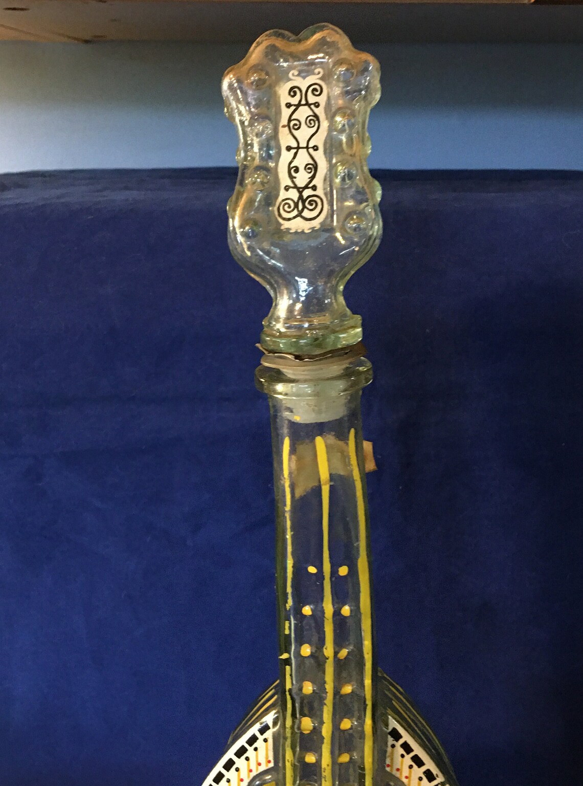 Bouzouki Greek Mandolin Decanter 1969 Wine Bottle Musical Etsy