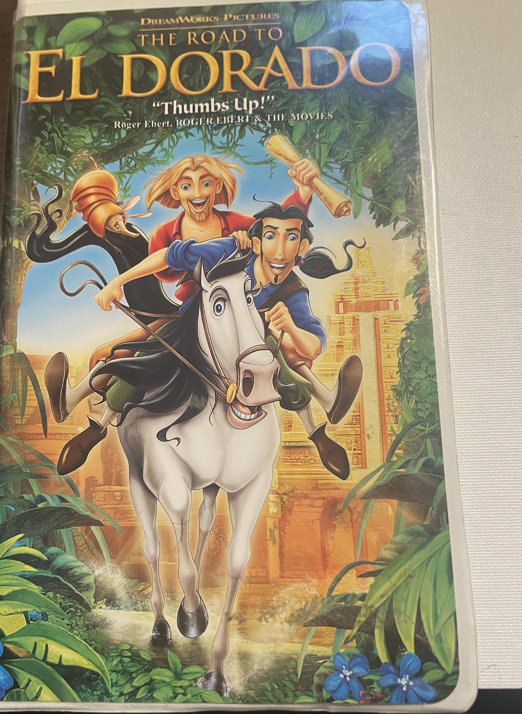 The Road to, El Dorado, VHS, 2000, Clam Shell