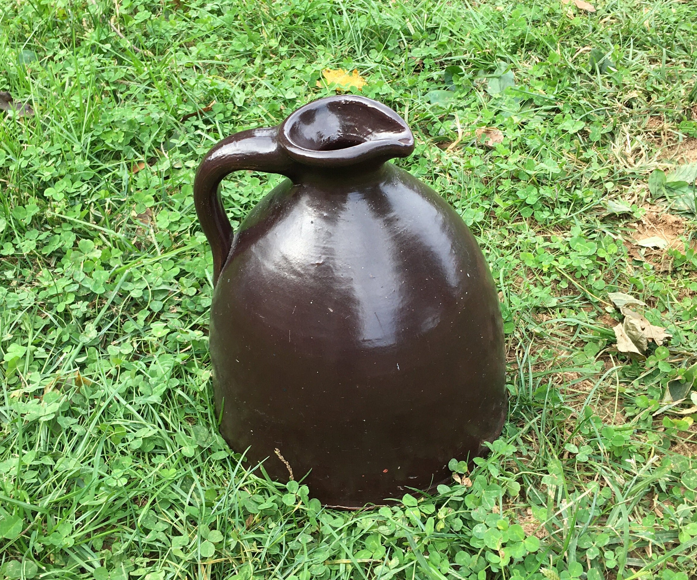 Antique Molasses / Jug Primitive Beehive Crock 2 Etsy