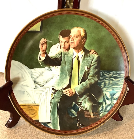 ノーマン・ロックウェルのプレート：カントリー・ドクター、ノウルズ