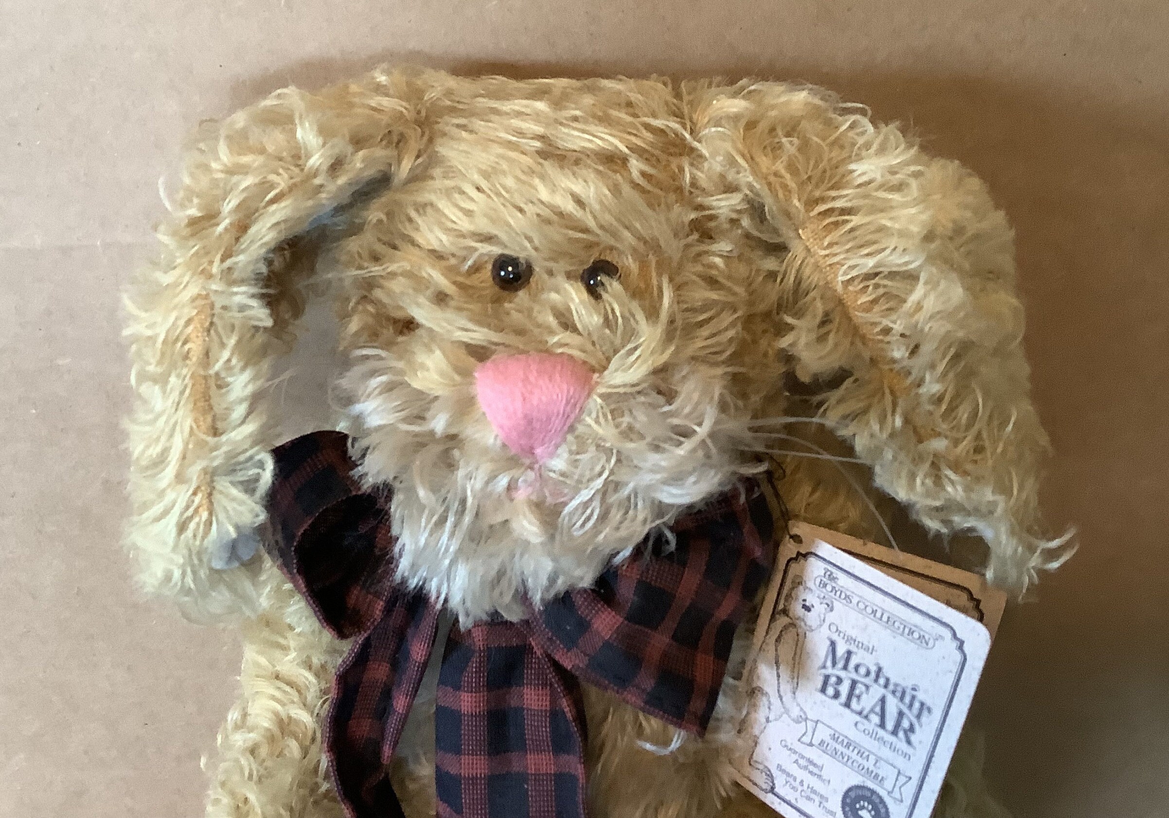 Vintage 1998 Boyds Bear Collection Mohair Rabbit Martha T Bunnycombe ...