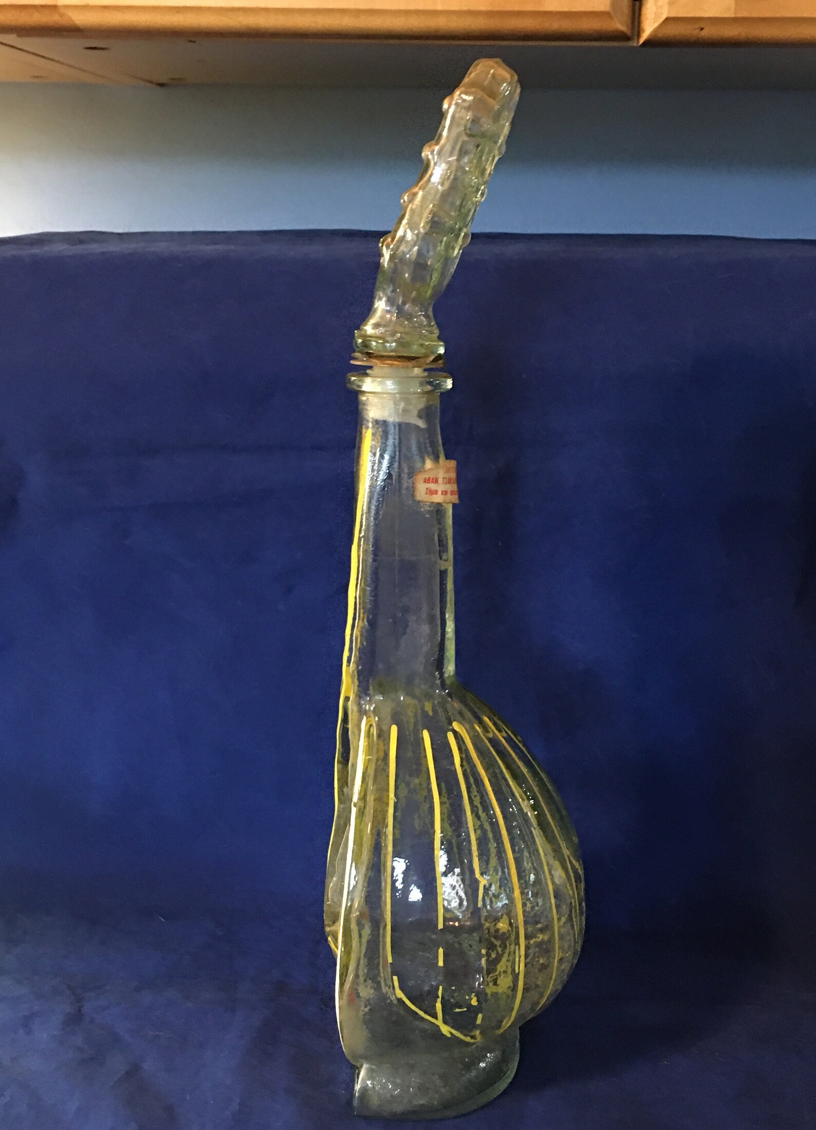 Bouzouki Greek Mandolin Decanter 1969 Wine Bottle Musical Etsy