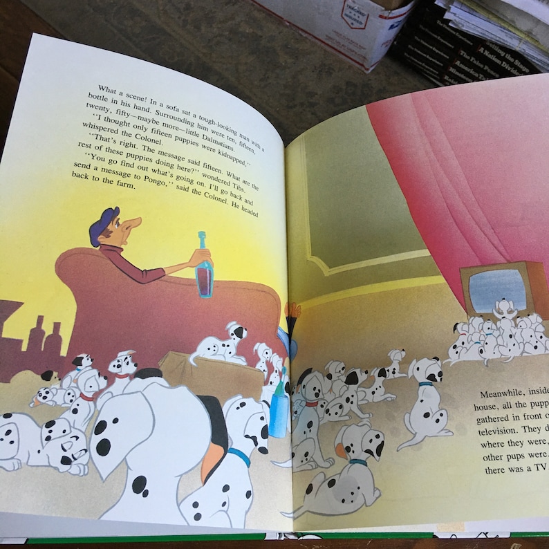 1989 Walt Disney One Hundred and One Dalmatians Hardback Book Pre-Owned image 4