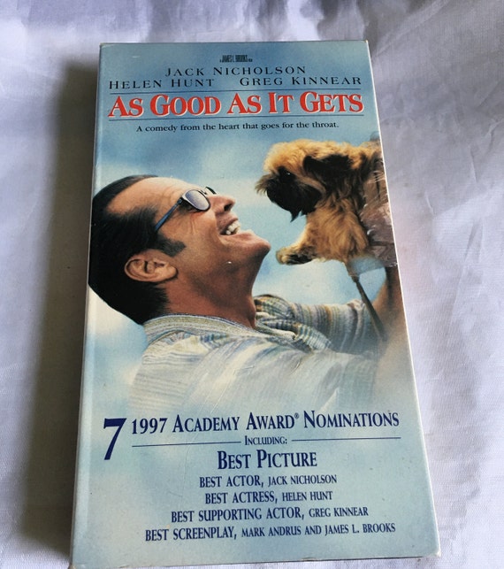 Vintage VHS as Good as It Gets Jack Nicholson and Helen Hunt 