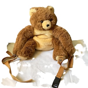 Vintage teddy bear backpack - Etsy 日本