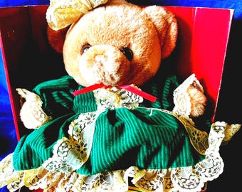 Oso de peluche Soft Expression, nuevo en su embalaje original.