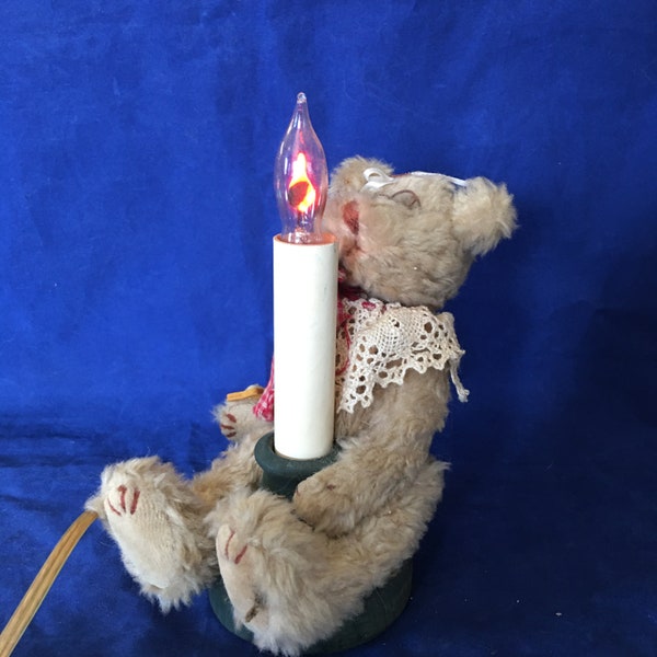 Teddy Bear Lamp Etsy