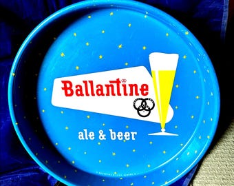 Vintage 1950S Ballantine Ale Beer Tray