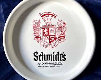 Vintage Schmidt's of Philadelphia Beer 13 inch Plastic Beer Serving Tray
