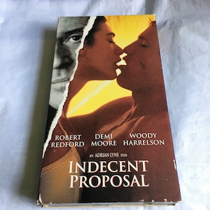 Propuesta indecente VHS, 1993 Robert Redford Demi Moore Woody Harrelson