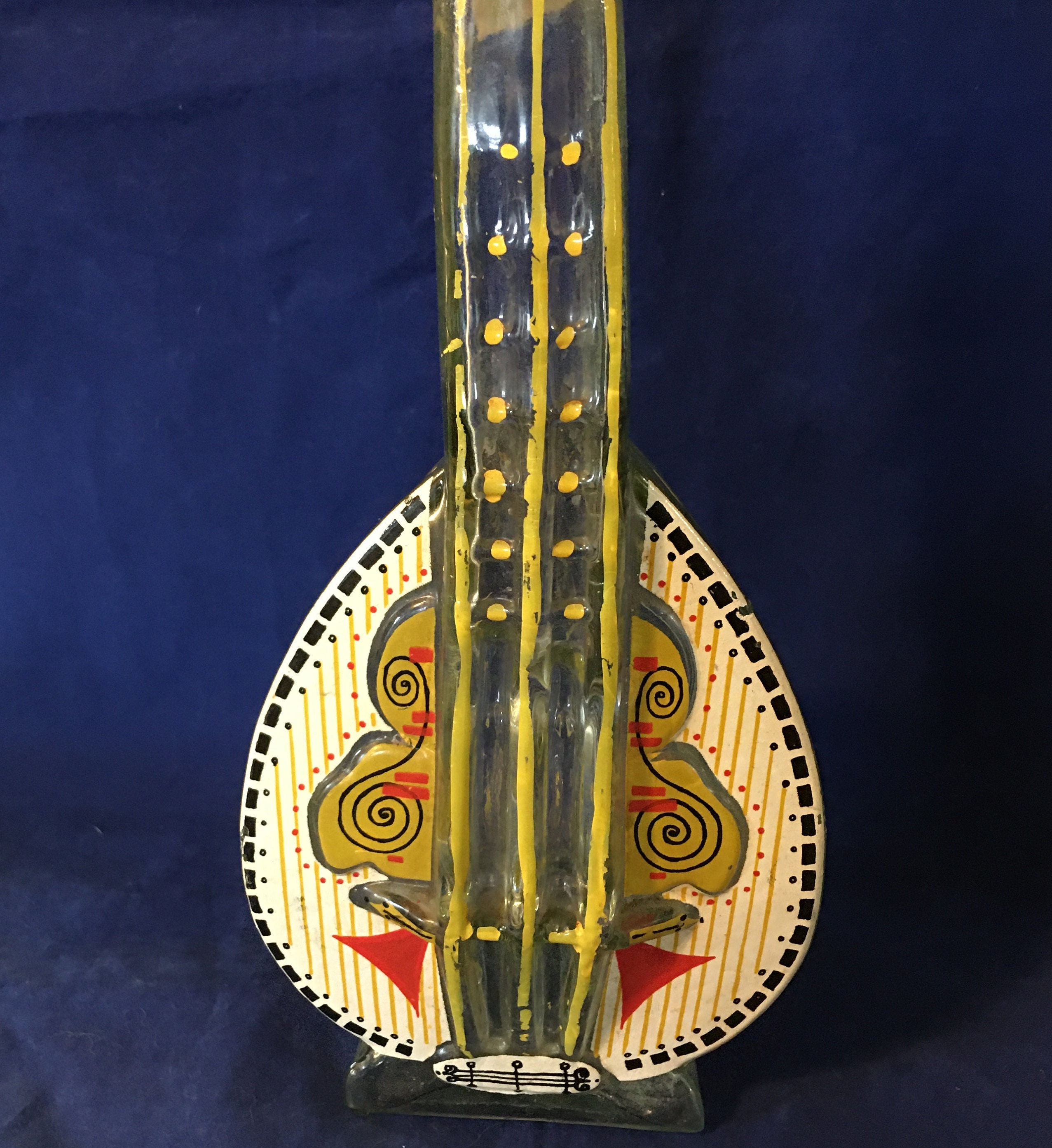 Bouzouki Greek Mandolin Decanter 1969 Wine Bottle Musical Etsy
