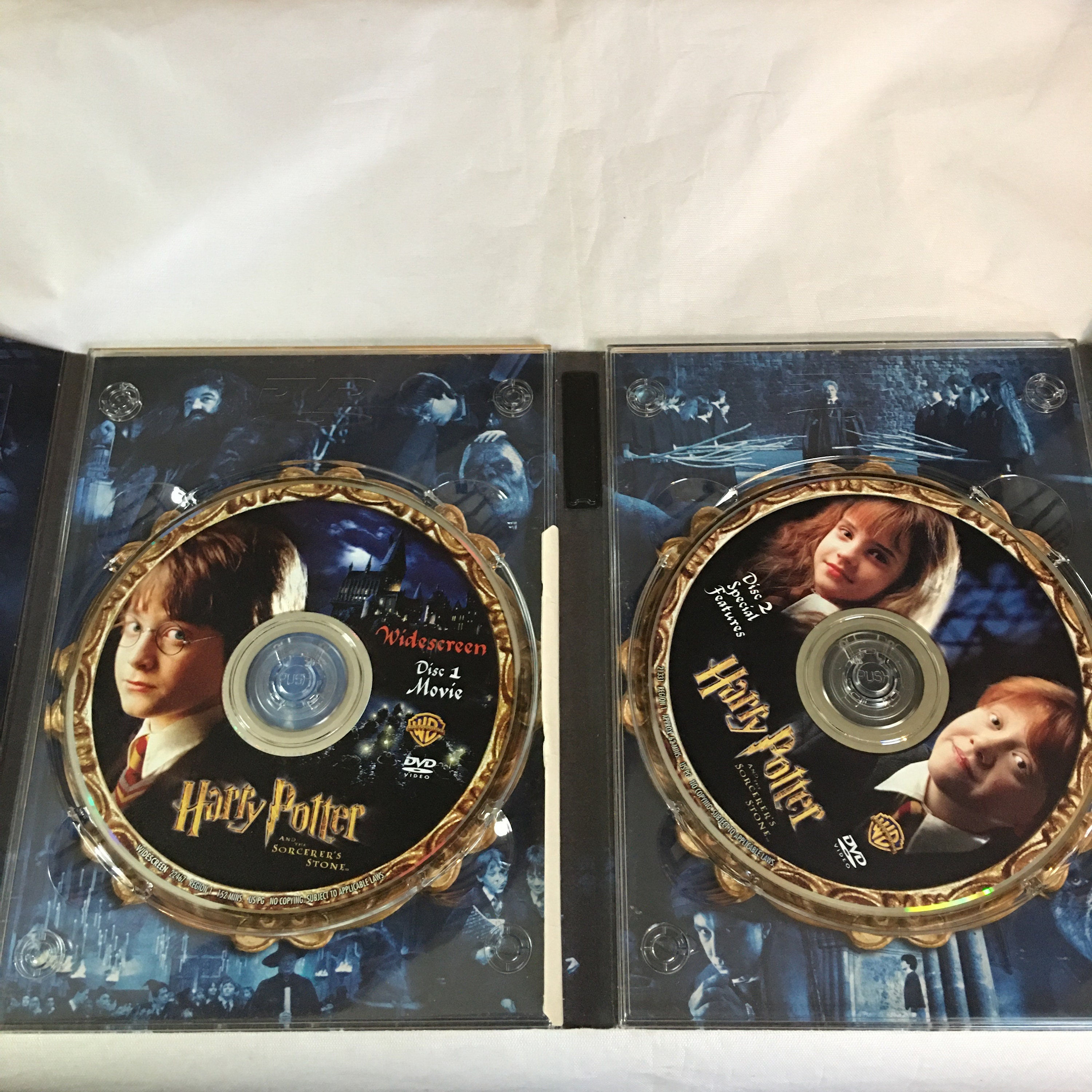 Harry Potter DVD Widescreen Editions 2 Disc Sets Sorcerers Chamber