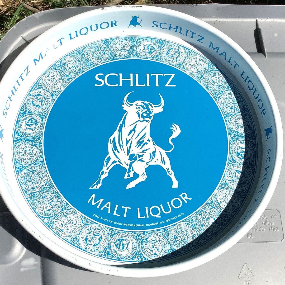 1971 Schlitz Malt Liquor 13 Inch Beer Tray, Bull Logo - Etsy