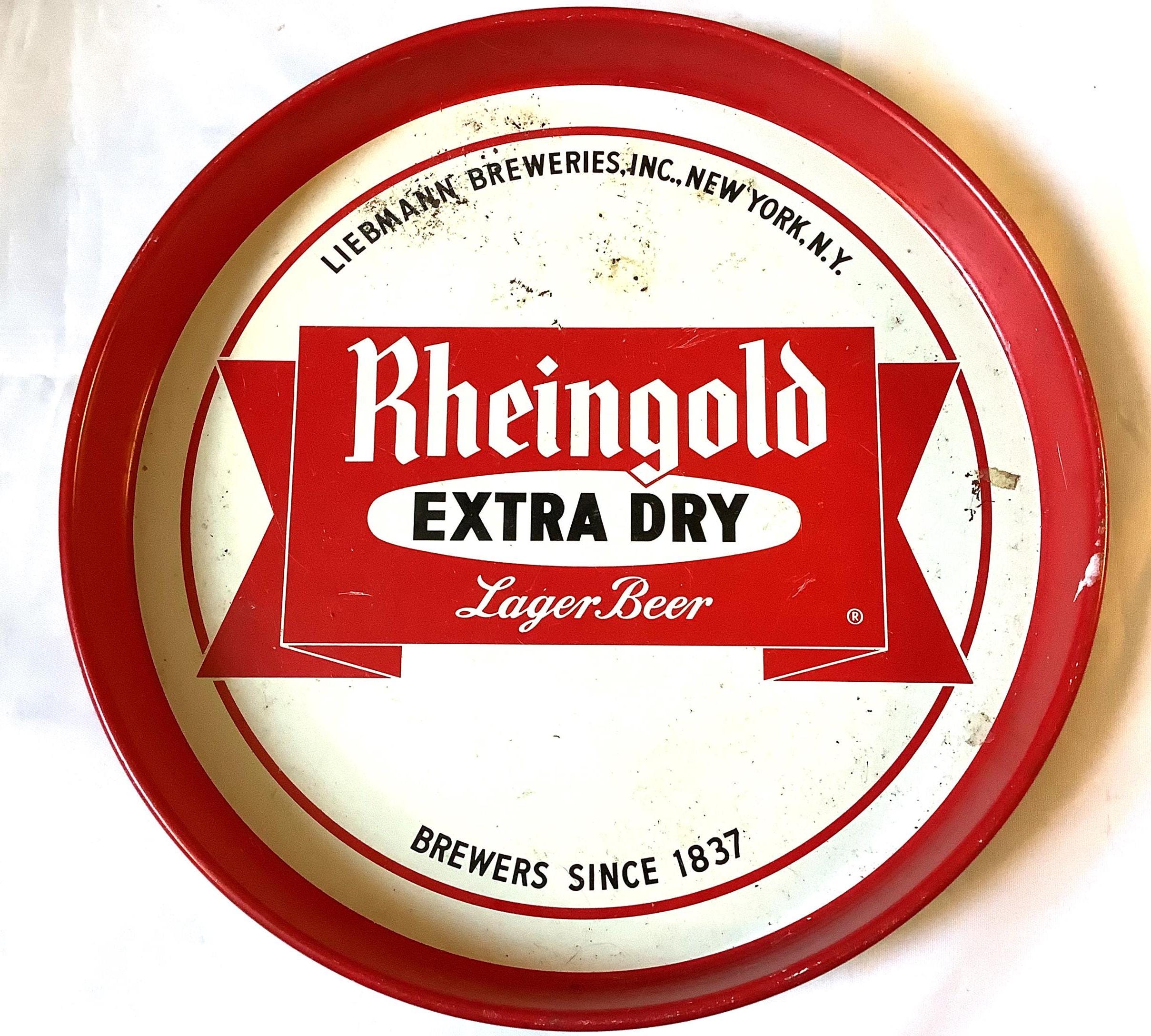 Vintage 13 inch Rheingold Extra Dry Lager Beer Tray