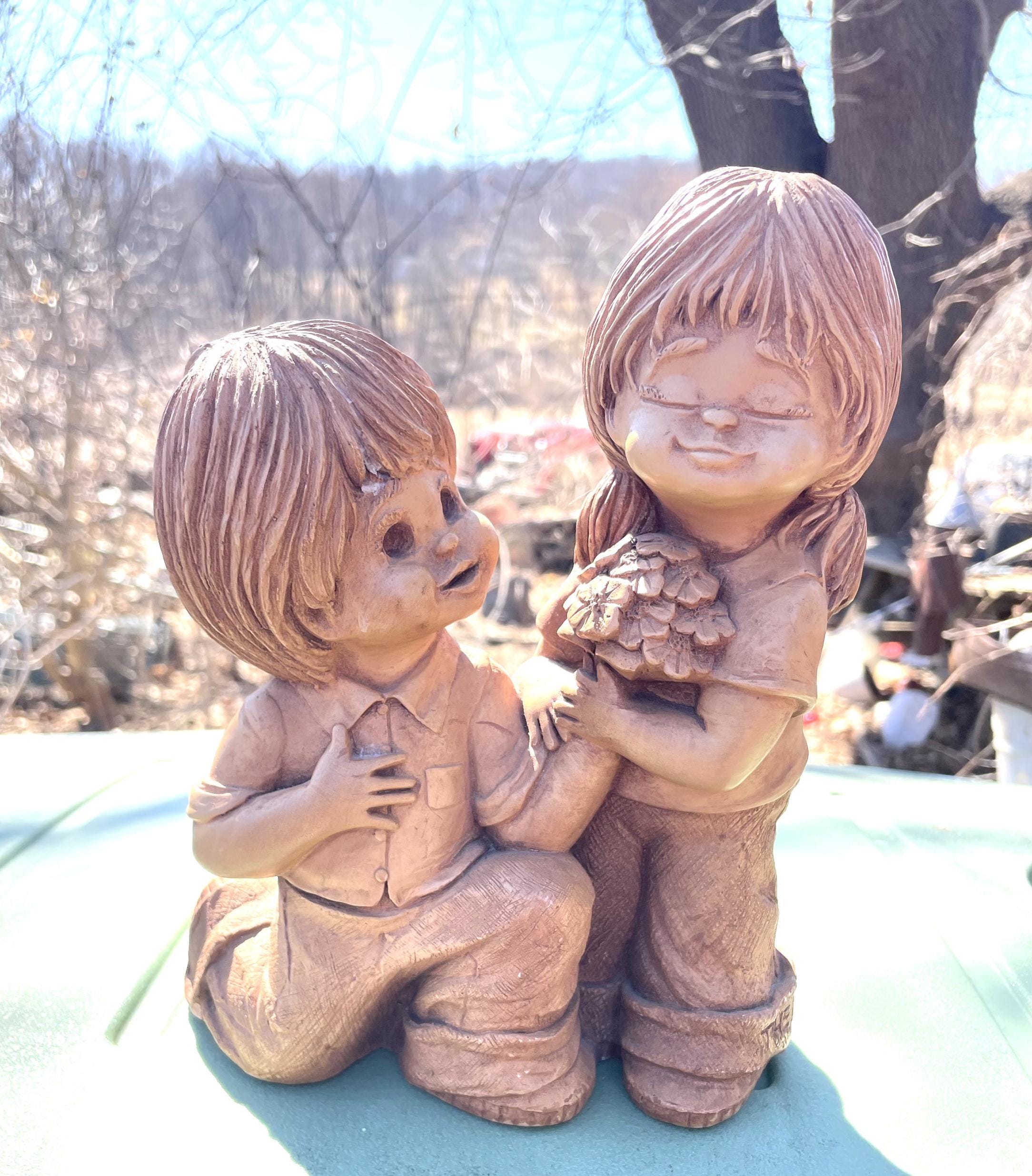 FannyKins Statue “The Proposal” Figurine By Bill Mack 1981 Adorable