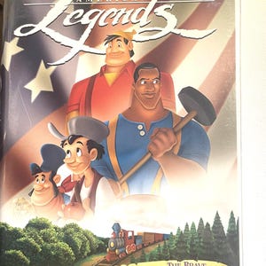 Disney's American Legends VHS Clamshell Walt Disney VHS