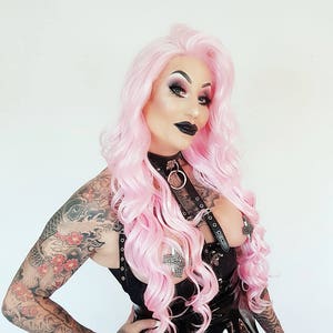 Bubblegum Pink Costume Wig Straight Hair main image 0