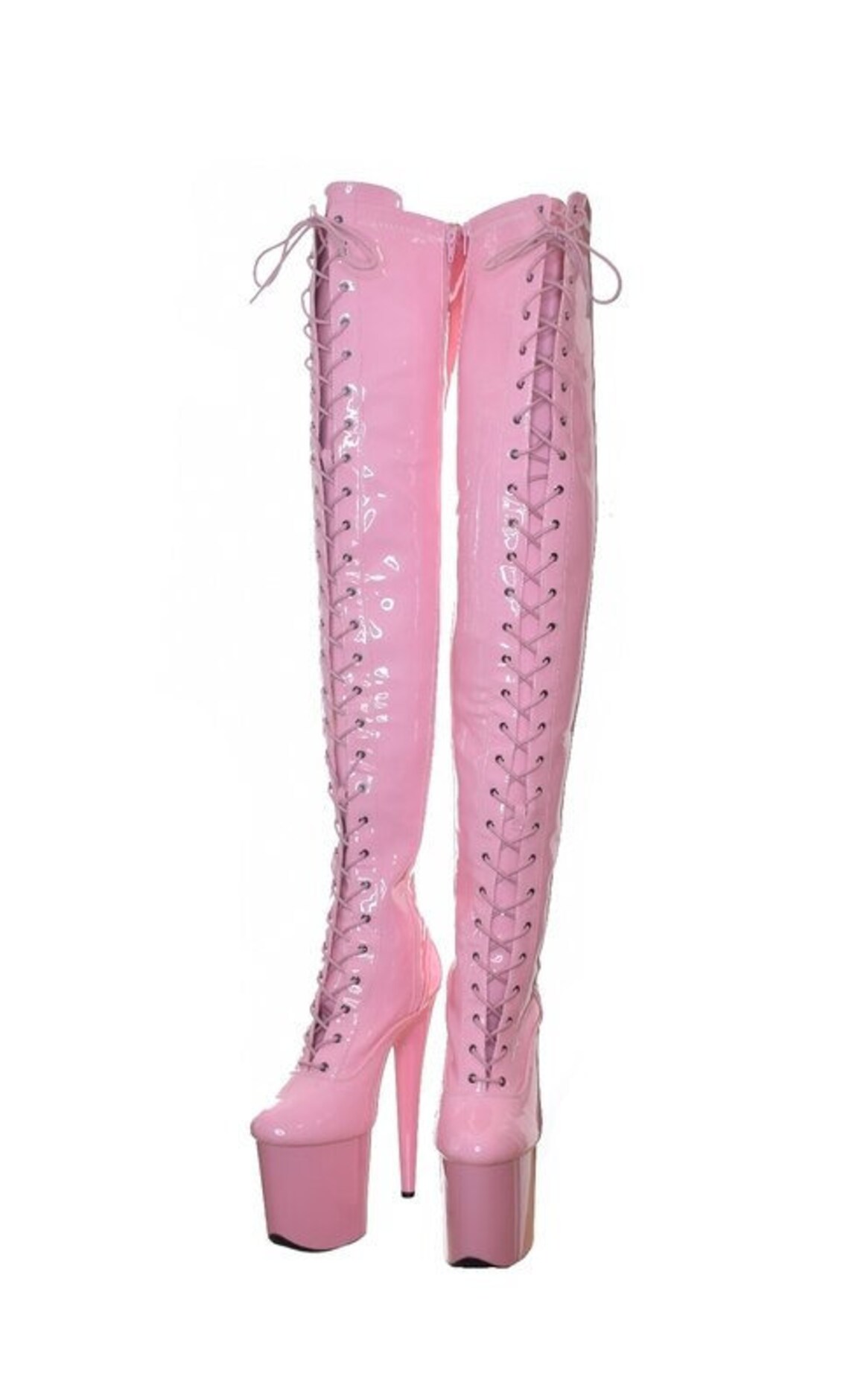 thigh high pole shoes