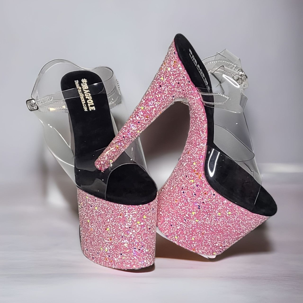 Glitter store stripper shoes