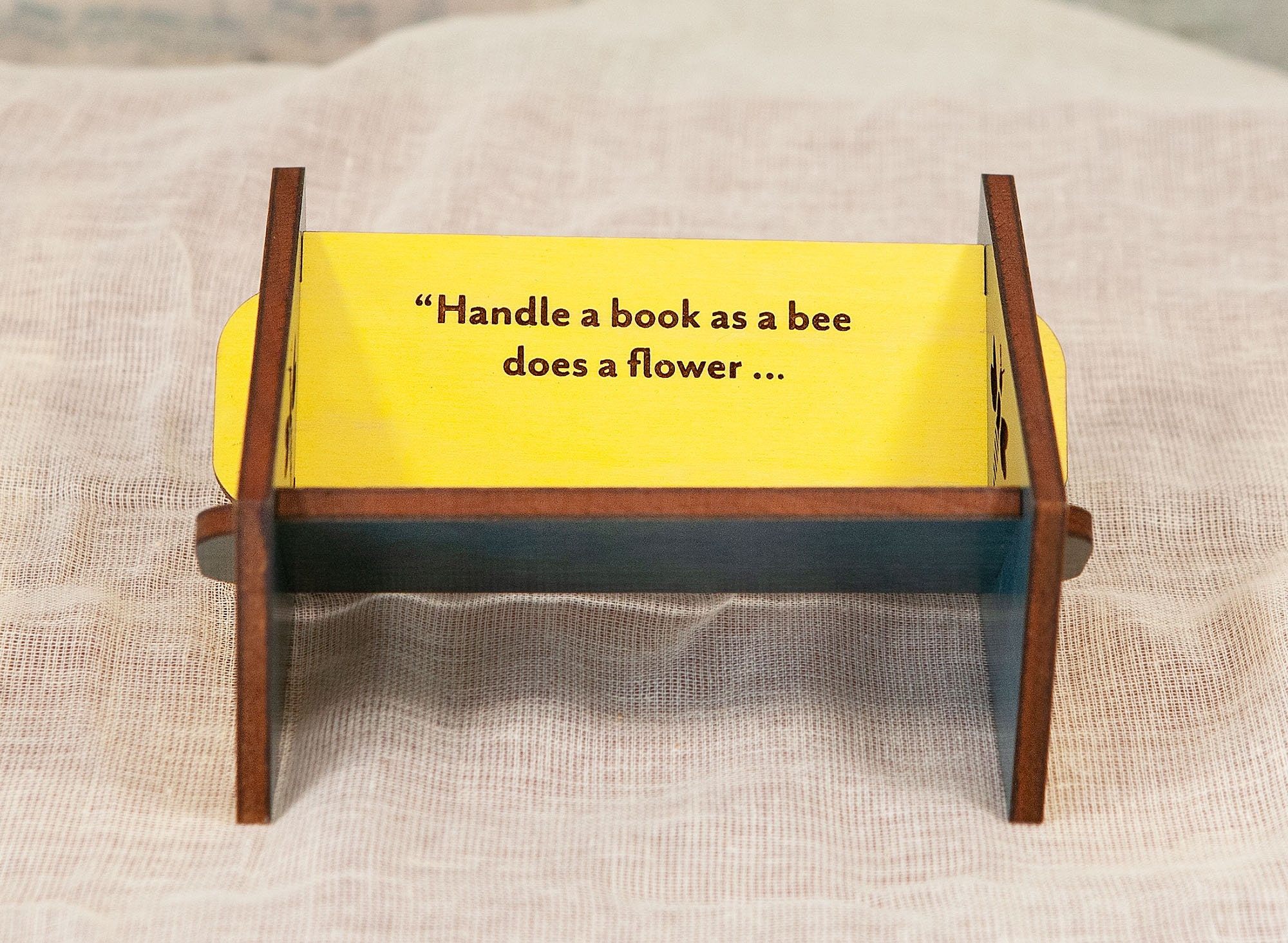 Bookbinders Mini 4.25 Punch Cradle John Muir Quote, Bookbinders Tools