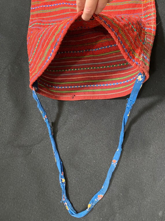 Vintage Ukrainian Pokuttia Hand Woven bag For Vys… - image 4