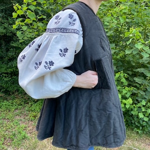 Ukrainian Poltava vest kersetka vintage etno costume for vyshyvanka