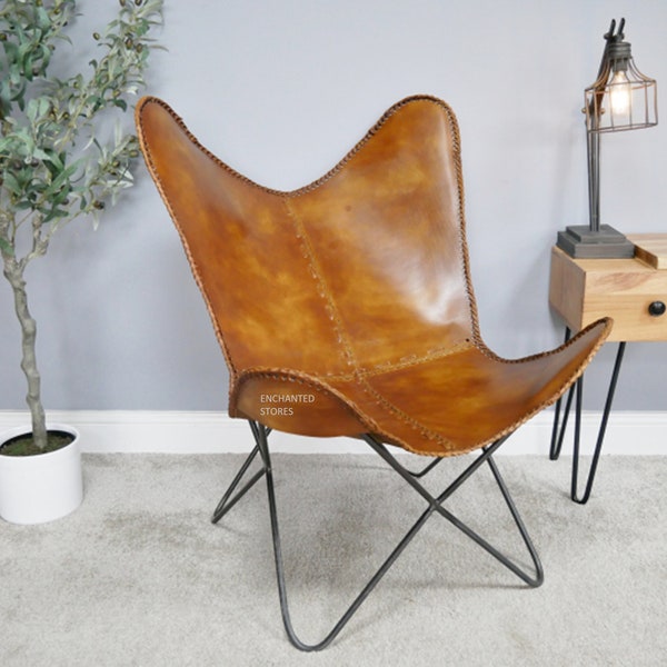 Leather Chair - Etsy