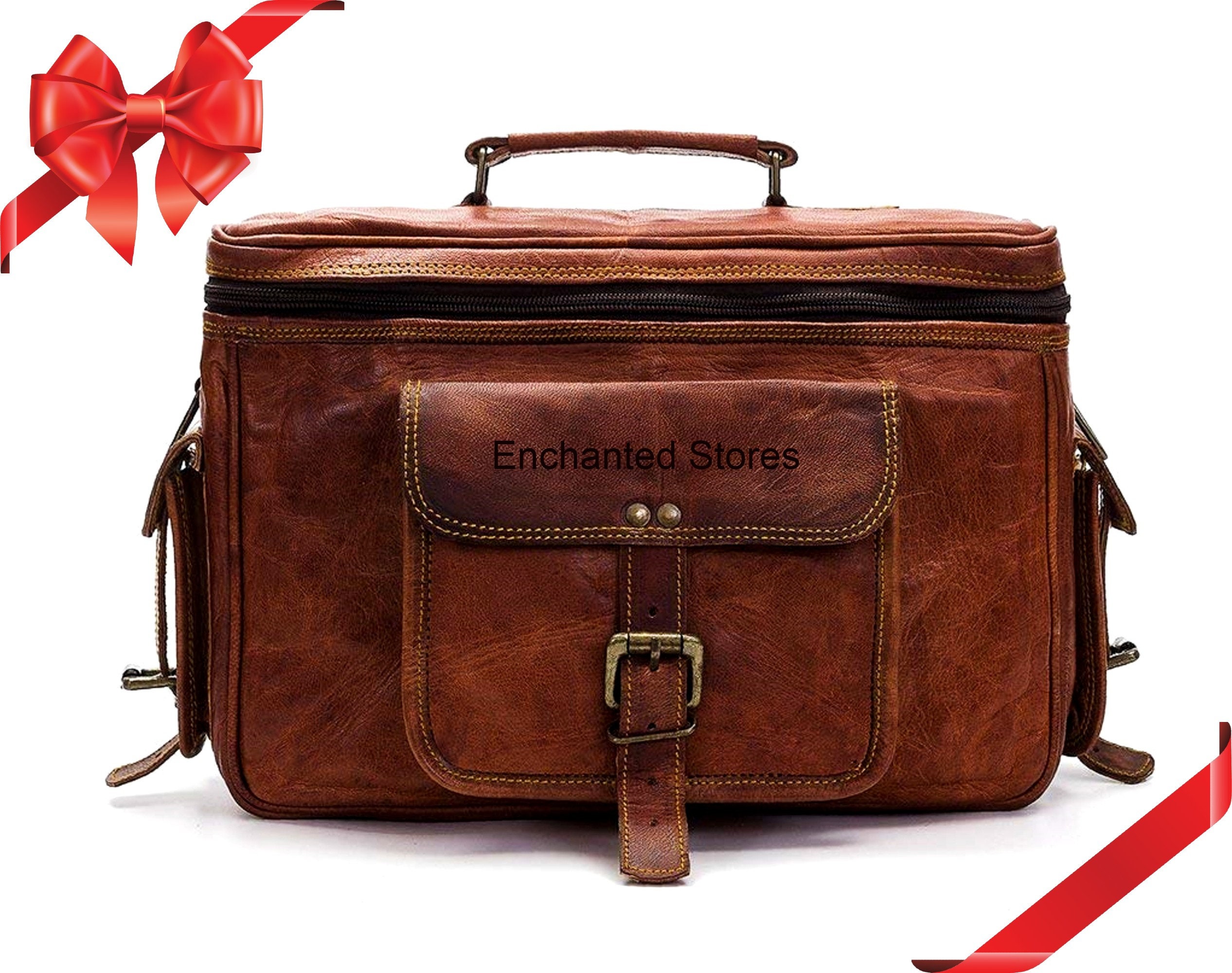 Personalized Leather Camera Bag Camera Satchel Bag Shoulder Etsy