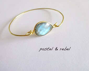 bracelet filigrane labradorite bleue