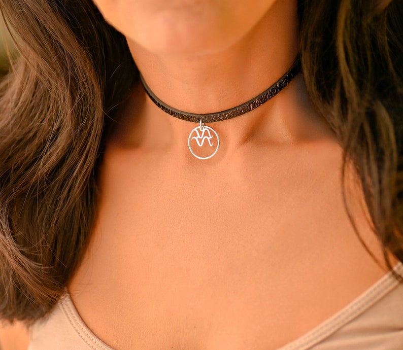 Discreet Submissive Day Collar BDSM Collar Zodiac Collar Etsy