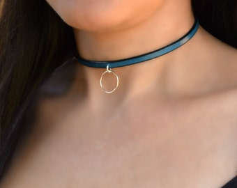 Sub Day Collar, BDSM Collar, BDSM Day Collar Discreet, Submissive Day Collar, Leather Collar, Day Choker