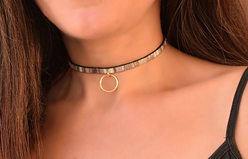 Submissive Day Collar, BDSM Collar, BDSM Day Collar, Slave Collar, O Ring Day Collar,  bdsm Jewelry,  BDSM Choker for Women 