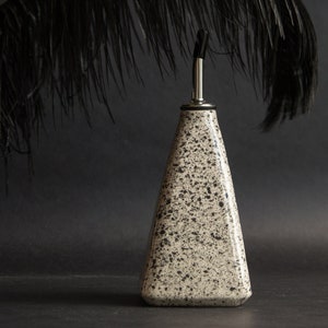 Ceramic Olive Oil Dispenser Bottle Cruet Handmade Cooking Gift