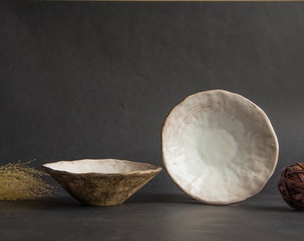 Ice Cream bowls Pottery Handmade Ceramics Bowl