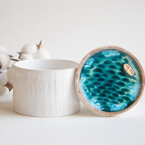 Butter Crock Keeper Dish Handmade - Unique Kitchen Gift