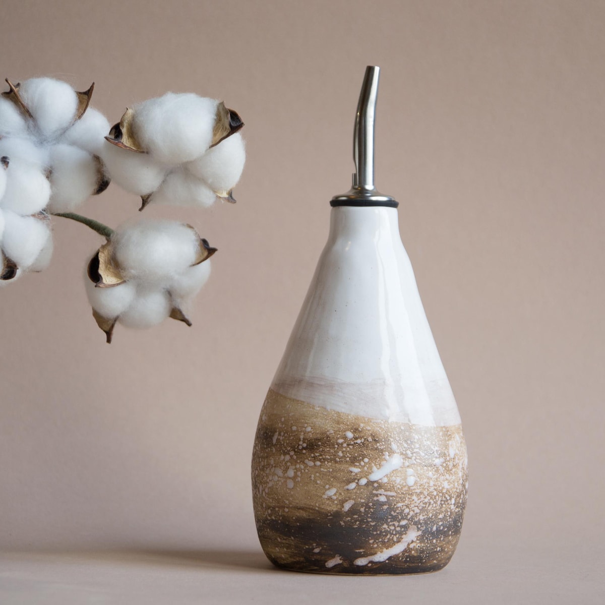 Ceramic Olive Oil Dispenser Bottle Cruet Handmade - Etsy