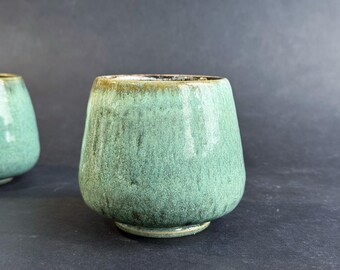 Mint Cappuccino Coffee Cup Mug Tumbler Handmade