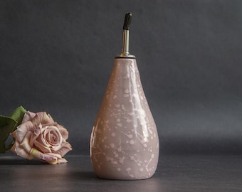 Olive Oil Bottle Ceramic Dispenser Cruet - Pottery Handmade Cooking Gifts For Mom