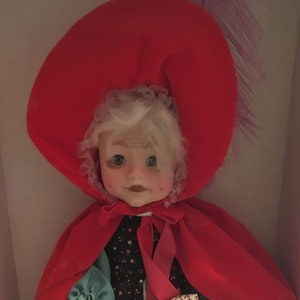 Vintage Collectible 1979 Effanbee Faith Wick Peddler Doll #7015