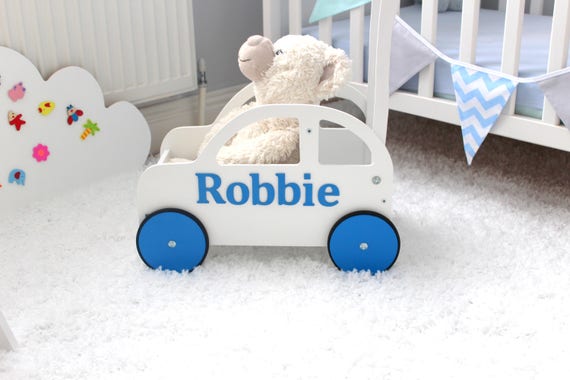 wooden push wagon
