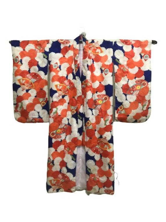 FREE SHIPPING!! Vintage Kimono Yukata Japanese Tra