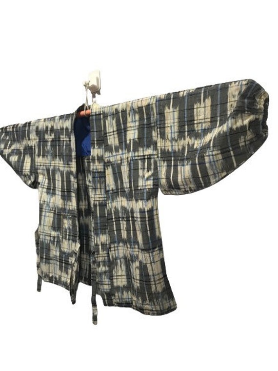 FREE SHIPPING !! Vintage 70s Haori Kimono Japanes… - image 3