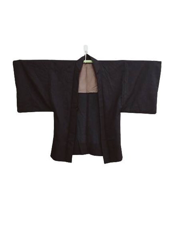 FREE SHIPPING!! Vintage Kimono 70s  Man Haori Japa