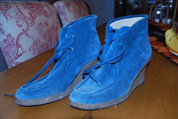 michael kors blue boots