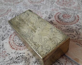 Brass box for Sirih/ Paan, from Indonesia or SE Asia