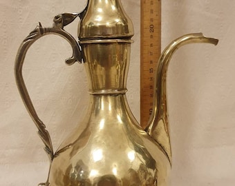 Fine antiqueTurkish hand made brass pitcher