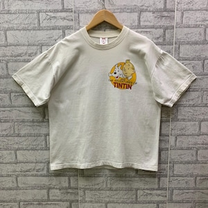 VERY RARE!!! Vintage The Adventures Of TinTin Herge The Blue Lotus T-shirts