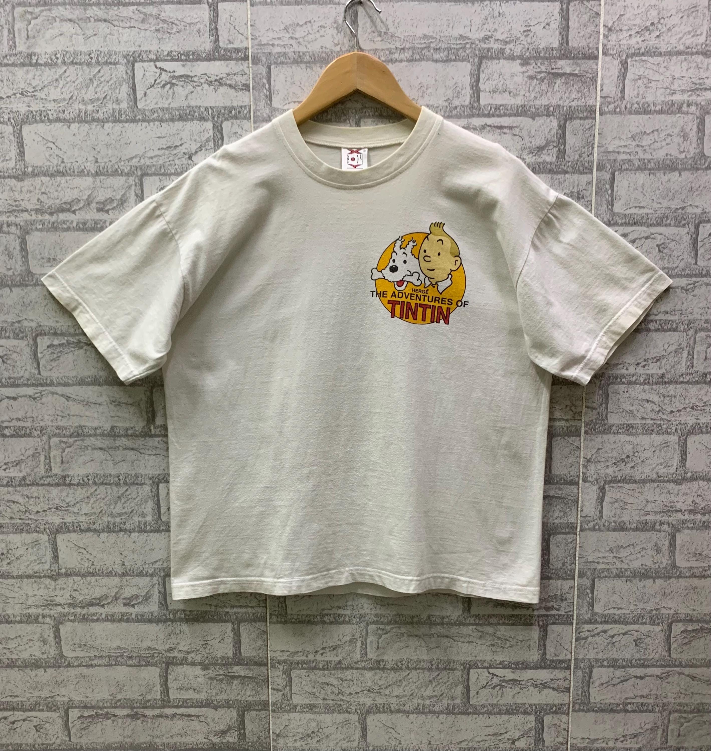 Vintage tintin shirt - Etsy 日本